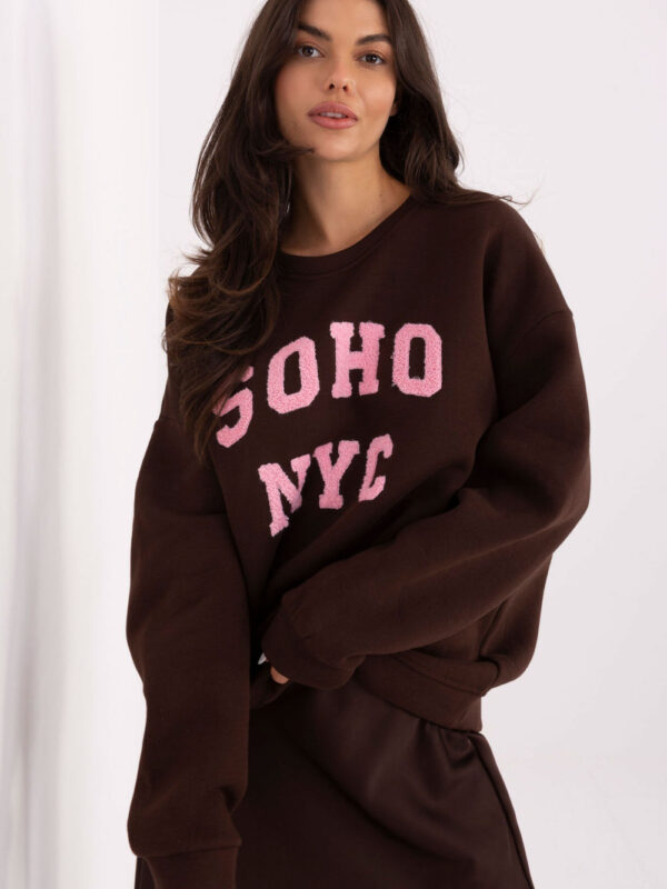Bluza Damska Model MJ-BL-H2501.75 Dark Brown - Factory Price