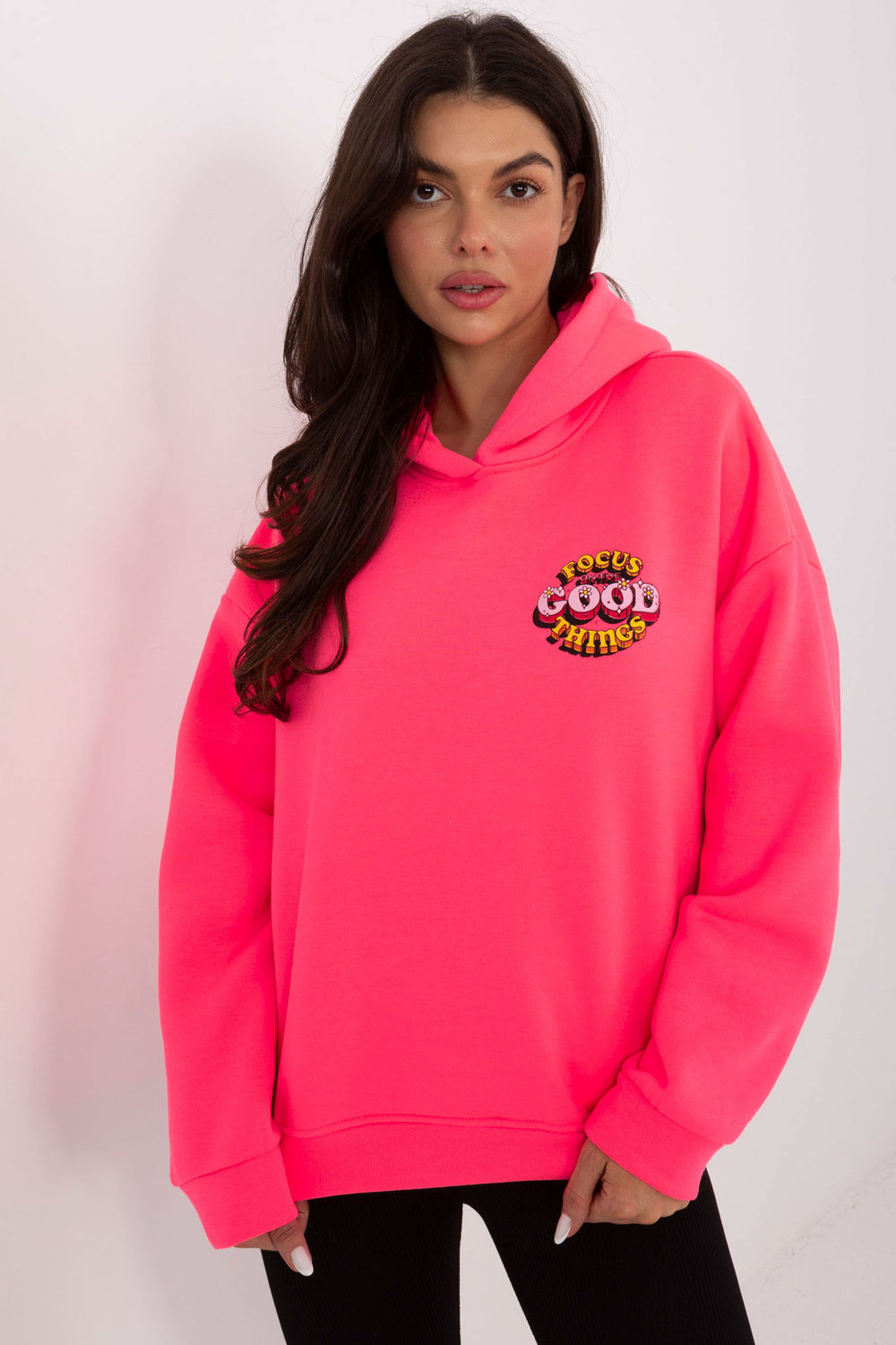 Bluza Damska Model MJ-BL-H2503.70 Fluo Pink - Factory Price