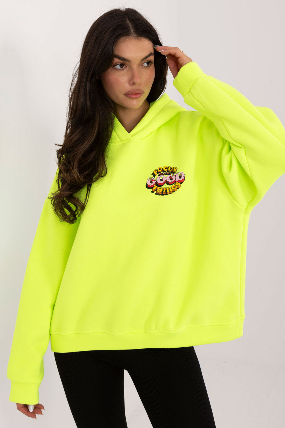 Bluza Damska Model MJ-BL-H2503.70 Fluo Yellow - Factory Price