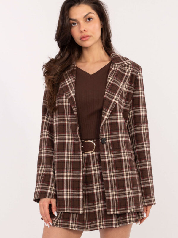 Marynarka Model IT-MA-25850.63 Brown - Italy Moda