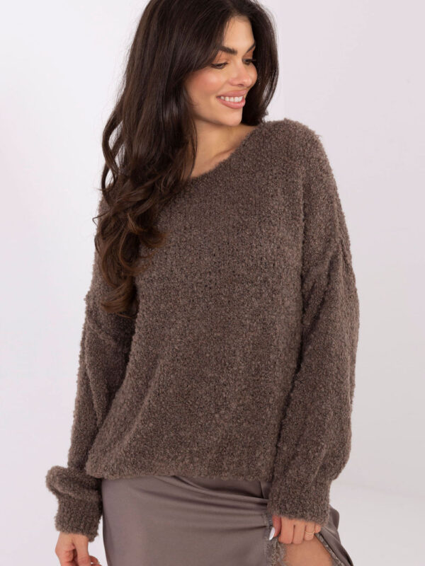 Sweter Damski Model IT-SW-72806.75 Brown - Italy Moda