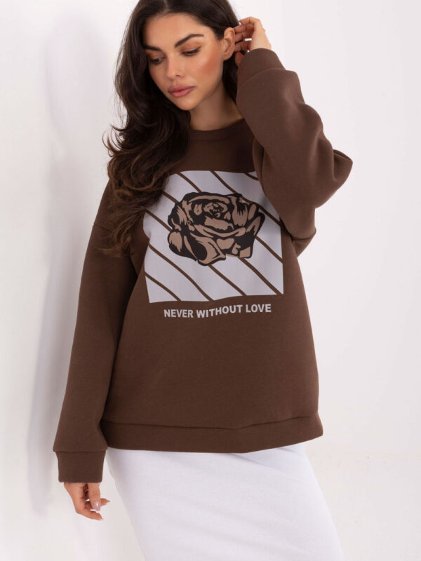 Bluza Damska Model MI-BL-4216.15 Brown - Italy Moda