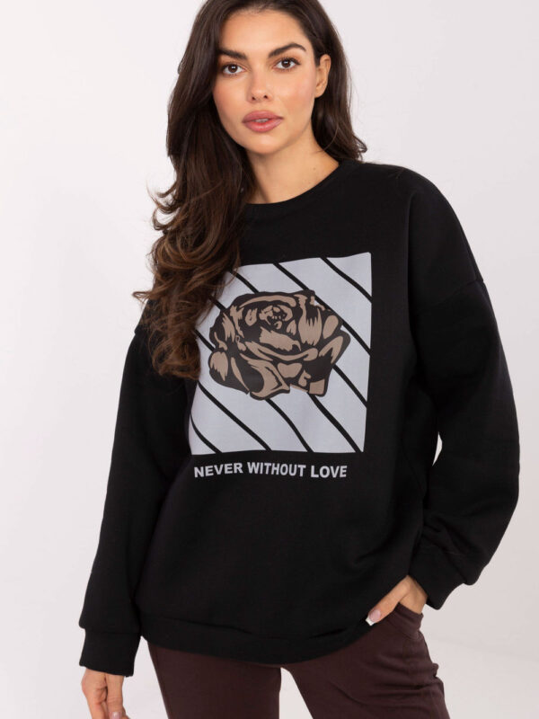 Bluza Damska Model MI-BL-4216.15 Black - Italy Moda