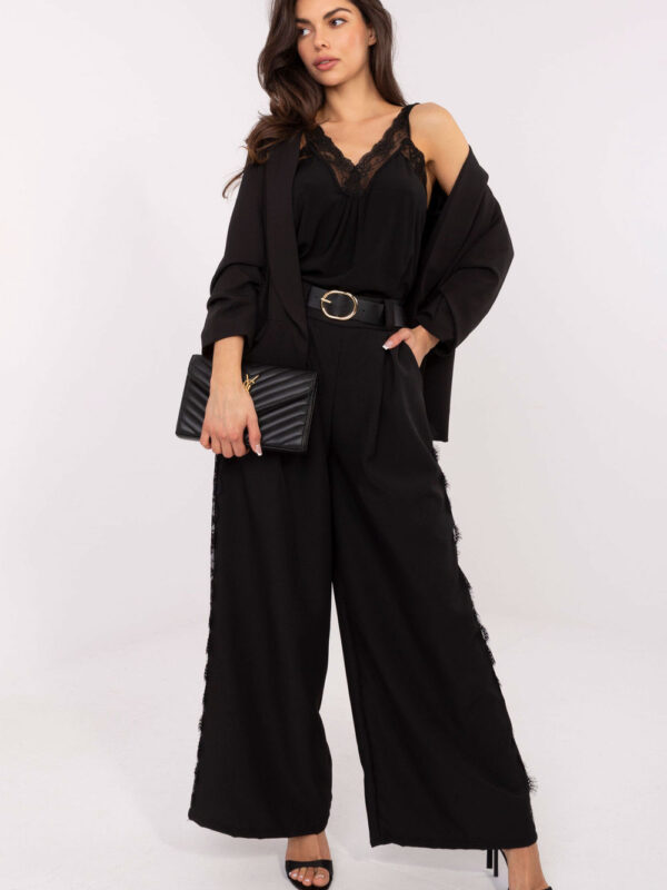 Spodnie Damskie Model MI-SP-62440.56 Black - Italy Moda