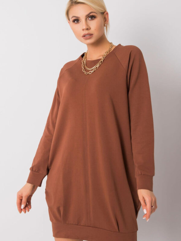 Sukienka Model RV-TU-5184.93P Light Brown - BFG