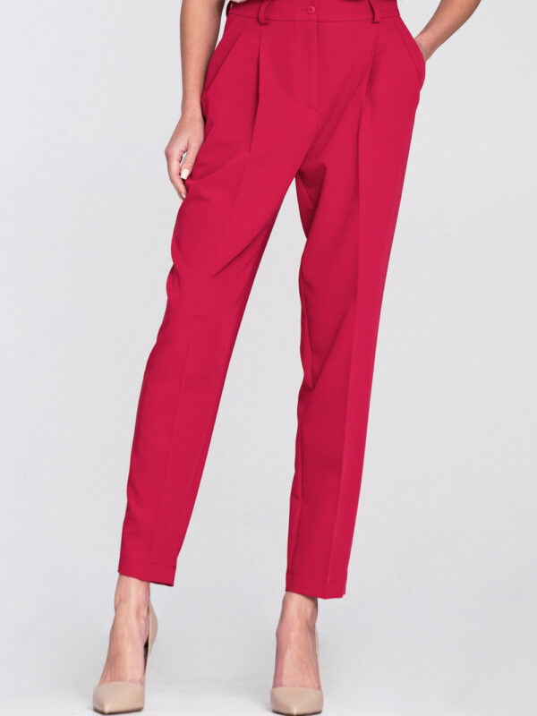 Spodnie typu balloon SD133 Red - Nife