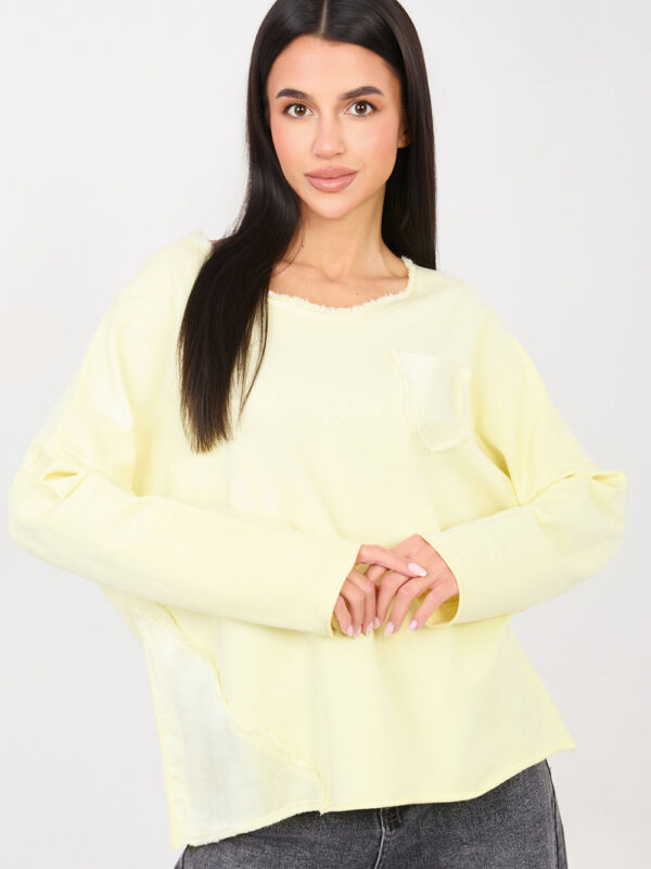 Bluzka Model IT-BZ-6527.64 Light Yellow - Factory Price