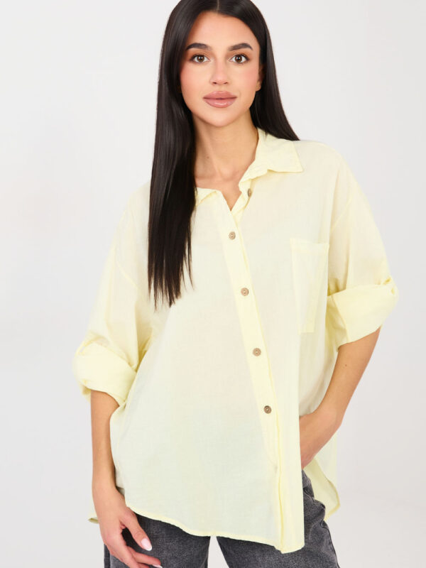 Koszula Damska Model IT-KS-6704.25 Light Yellow - Factory Price