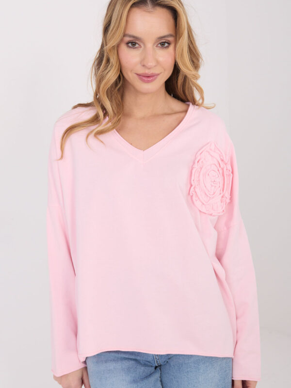Bluzka Model IT-BZ-6694.69 Light Pink - Factory Price