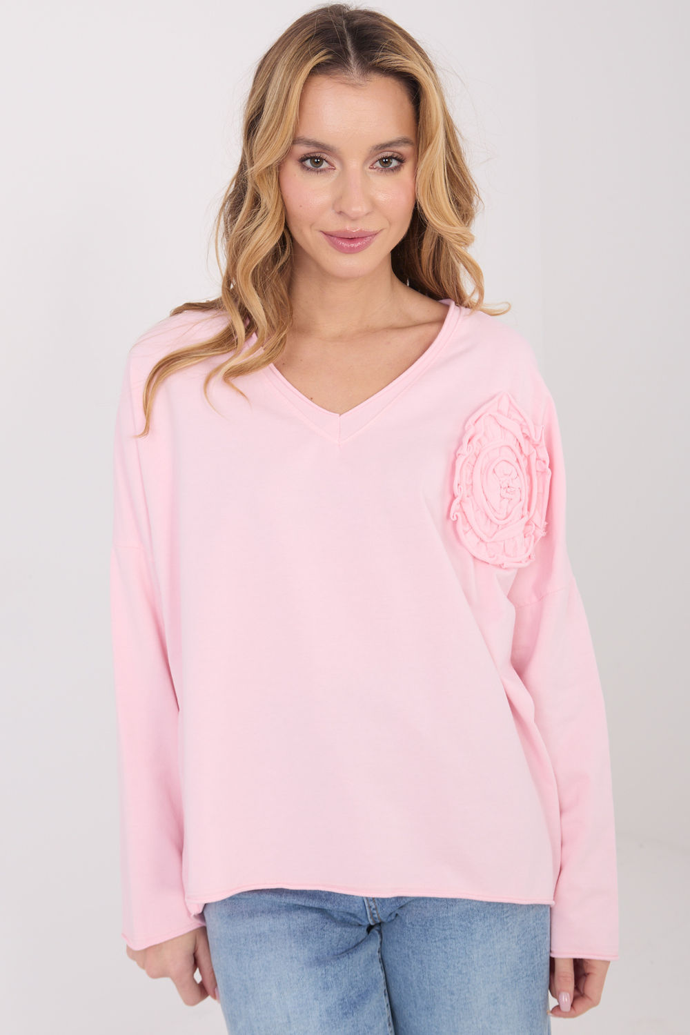 Bluzka Model IT-BZ-6694.69 Light Pink - Factory Price