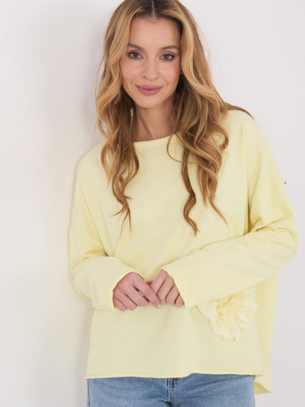 Bluzka Model IT-BZ-6693.70 Light Yellow - Factory Price