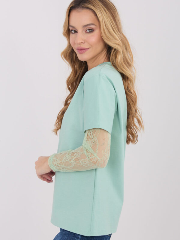 Bluzka Model MI-BZ-4227.61 Pistacja - Italy Moda