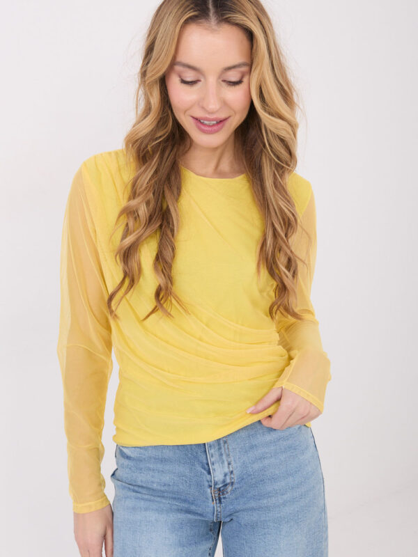 Bluzka Model IT-BZ-21915.58 Yellow - Italy Moda