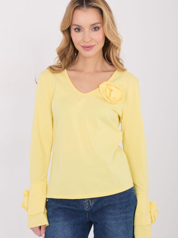 Bluzka Model IT-BZ-22139.96 Light Yellow - Italy Moda