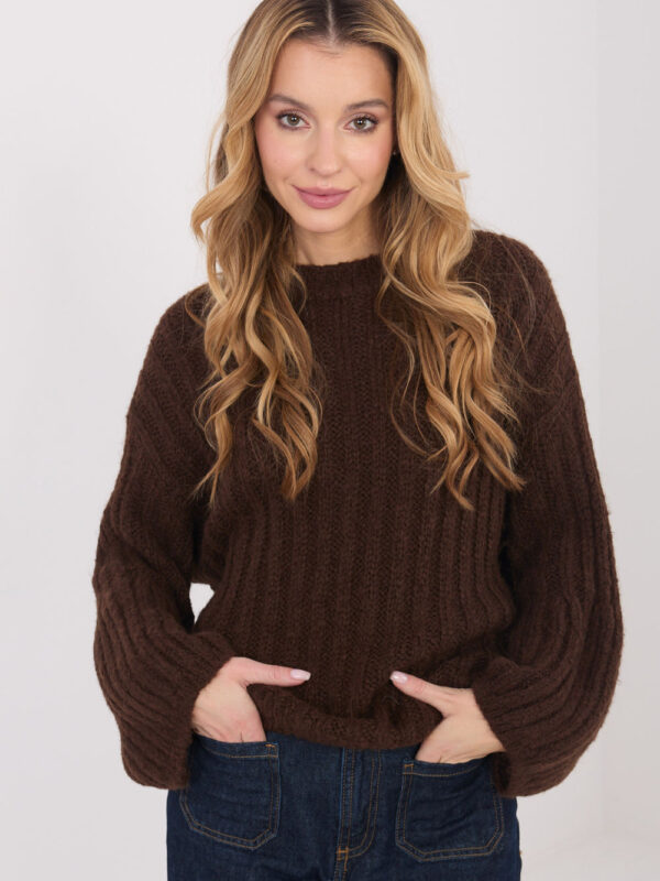 Sweter Damski Model MI-SW-1215.51 Brown - Italy Moda
