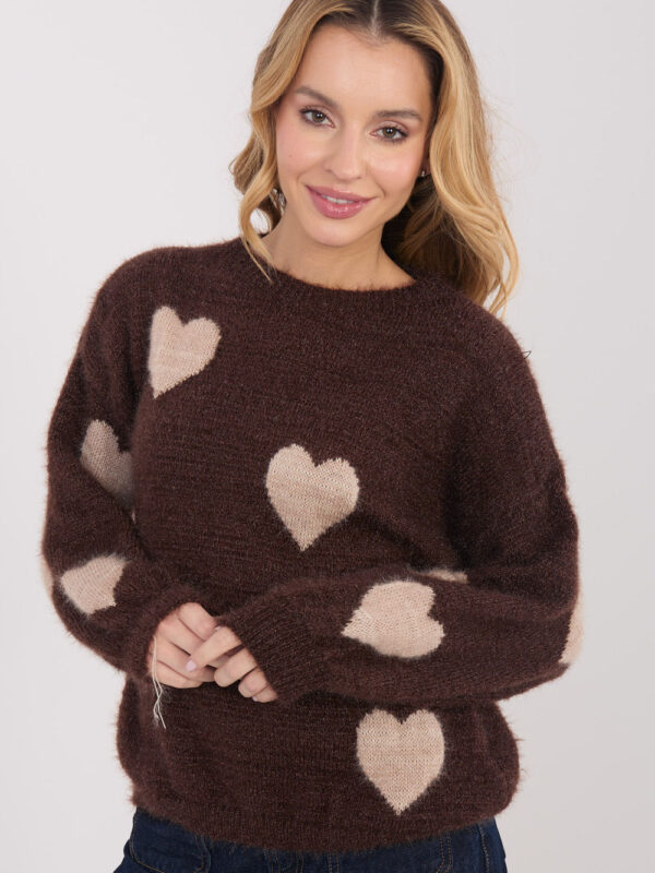 Sweter Damski Model MO-SW-1216.71 Brown - Italy Moda
