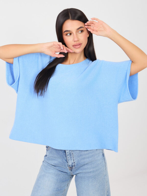 Sweter Damski Model IT-SW-0811.82P Light Blue - Italy Moda