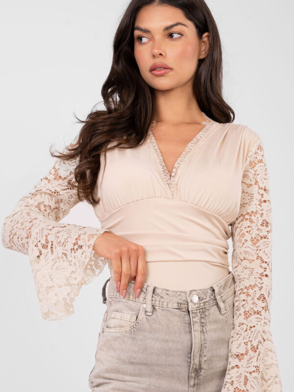 Body Model IT-BO-22160.01 Beige - Italy Moda