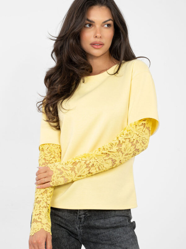Bluzka Model IT-BZ-22128.27 Light Yellow - Italy Moda