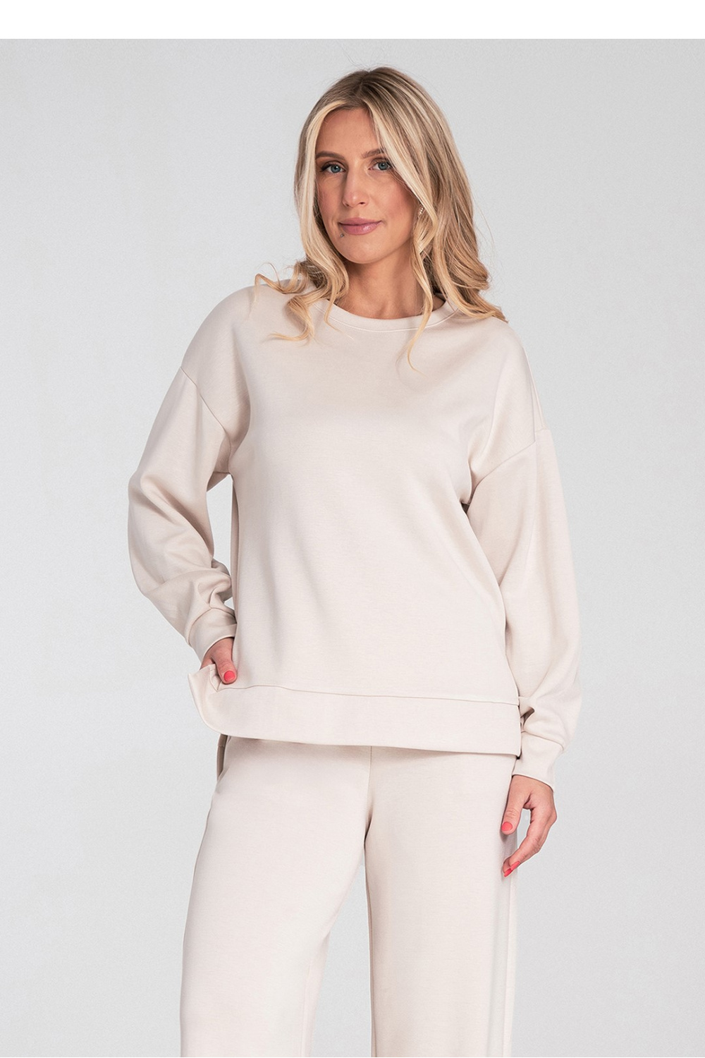 Bluza Damska Model M1203 Beige - Figl