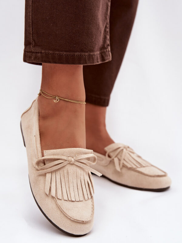 Mokasyny Model Janelisse QQ-274 Light Beige - Step in style