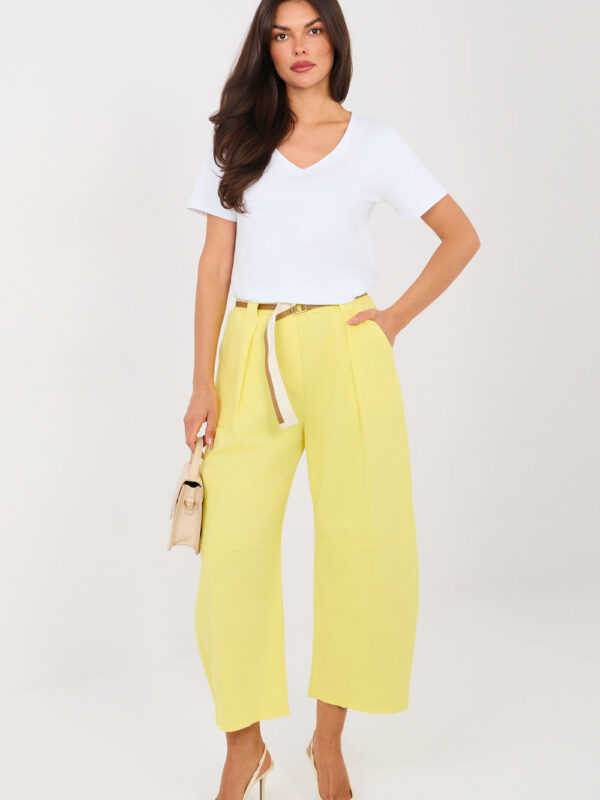 Spodnie Damskie Model IT-SP-FL9929-1.74 Light Yellow - Rue Paris