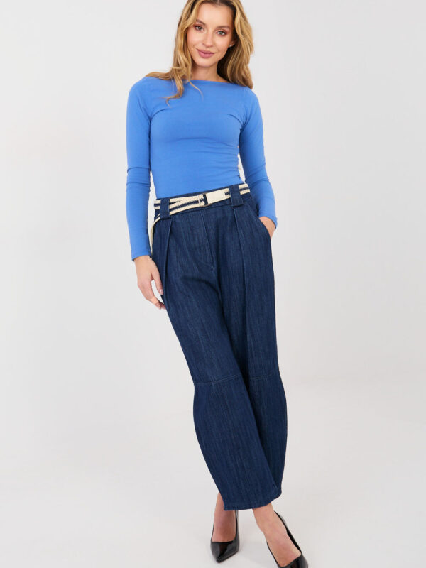 Spodnie Jeansy Damskie Model IT-SP-FL9929.17P Navy - Rue Paris