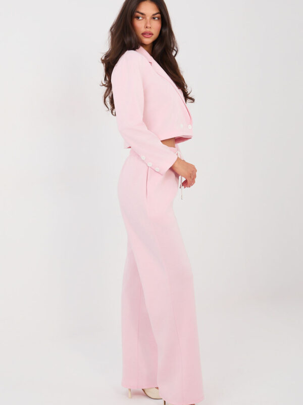 Spodnie Komplet Model IT-KMPL-22202.89 Light Pink - Rue Paris