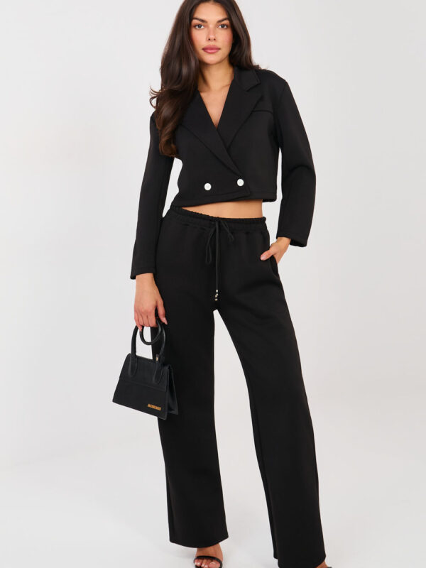 Spodnie Komplet Model IT-KMPL-22202.89 Black - Rue Paris