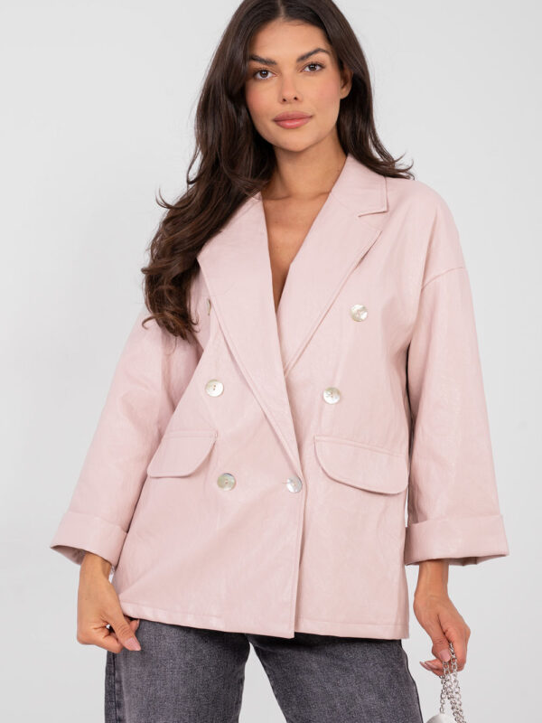 Marynarka Model IT-MA-FL10061.51 Light Pink - Rue Paris