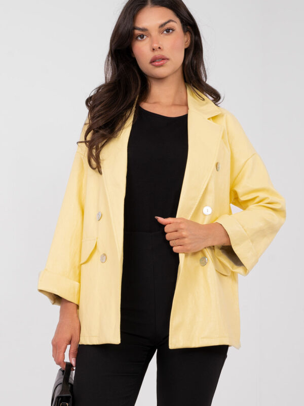 Marynarka Model IT-MA-FL10061.51 Light Yellow - Rue Paris