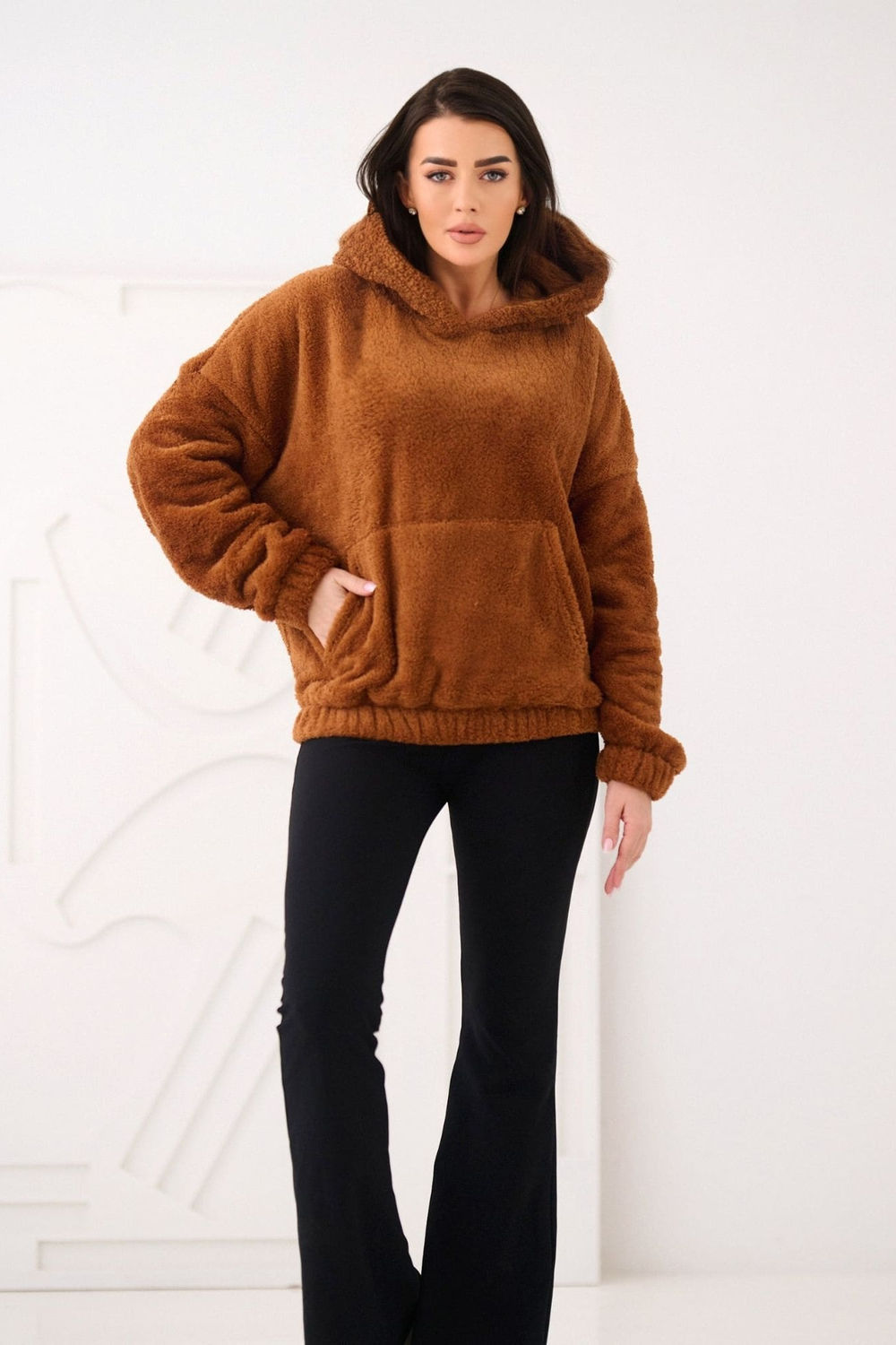 Bluza Damska Model CS-BL-BT1029.97P Light Brown - Factory Price