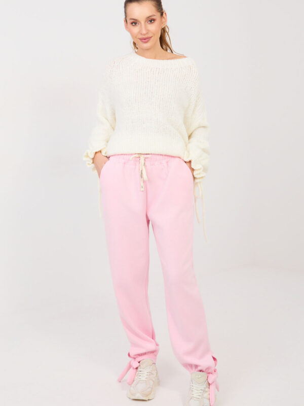 Spodnie Dresowe Model MI-SP-P6845.68 Light Pink - Italy Moda