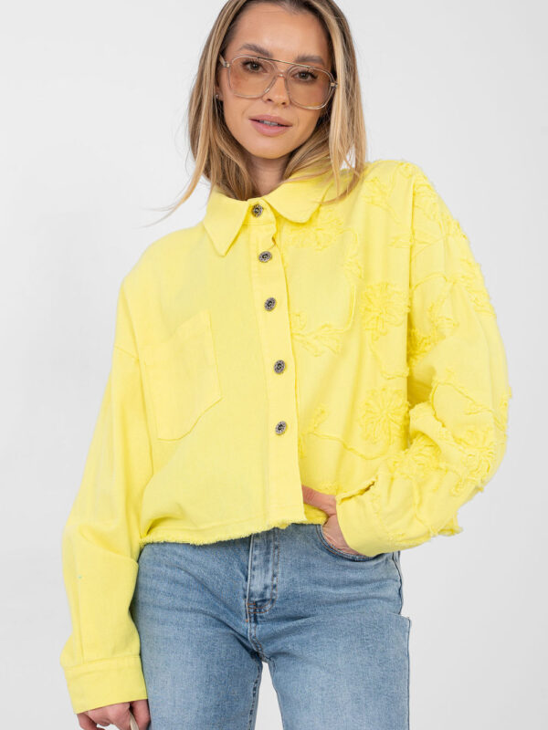 Kurtka Damska Model IT-KR-FL9993.77 Yellow - Rue Paris