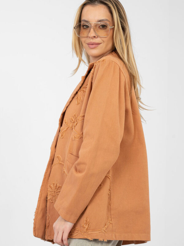 Marynarka Model IT-MA-FL9992.97 Dark Orange - Rue Paris