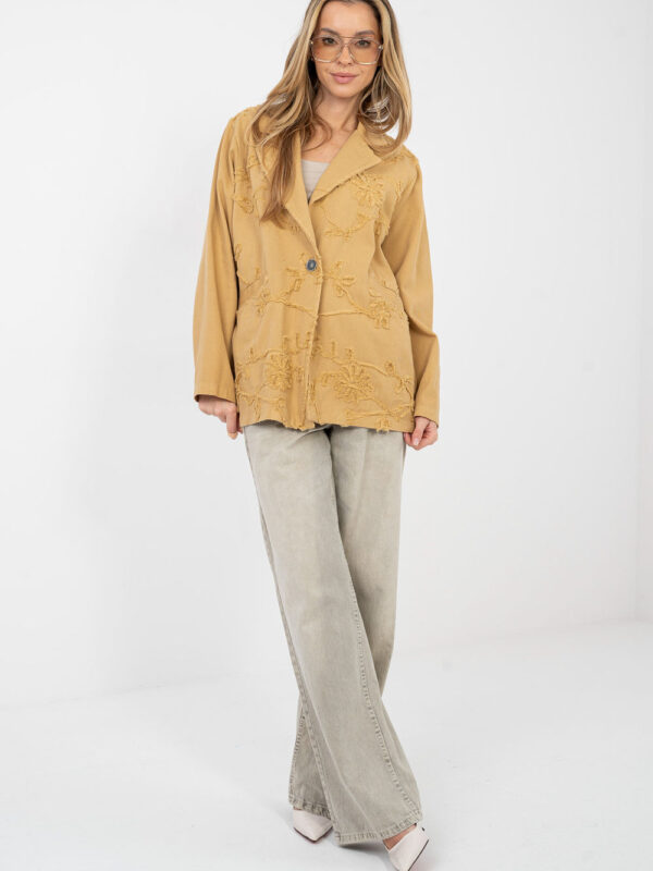Marynarka Model IT-MA-FL9992.97 Camel - Rue Paris