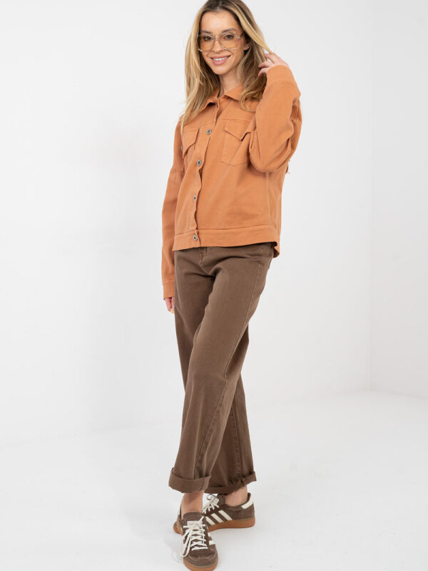 Kurtka Damska Model IT-KR-FL9568.29P Dark Orange - Rue Paris