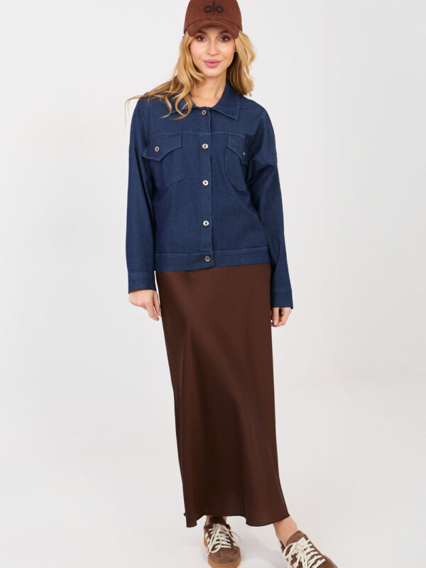 Kurtka Damska Model IT-KR-FL9568.29P Navy - Rue Paris