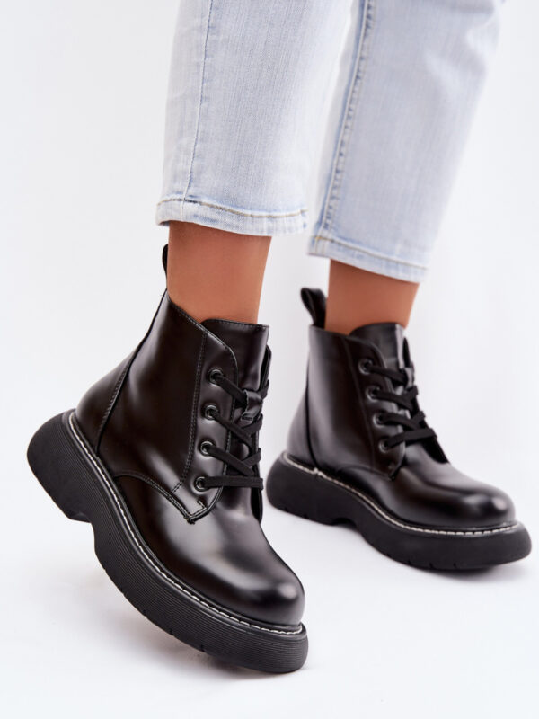 Botki Model Harmine LQ-26 Black - Step in style