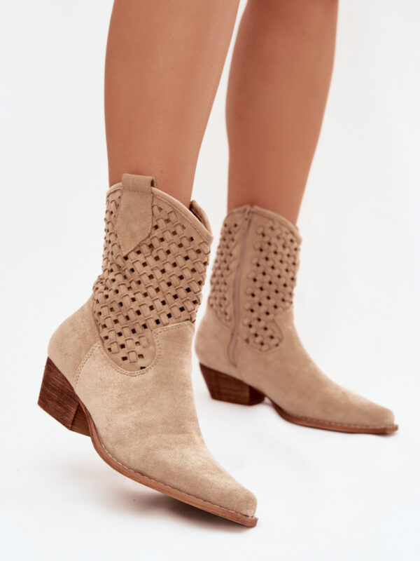 Botki Model Ferissa C-744 Beige - Step in style