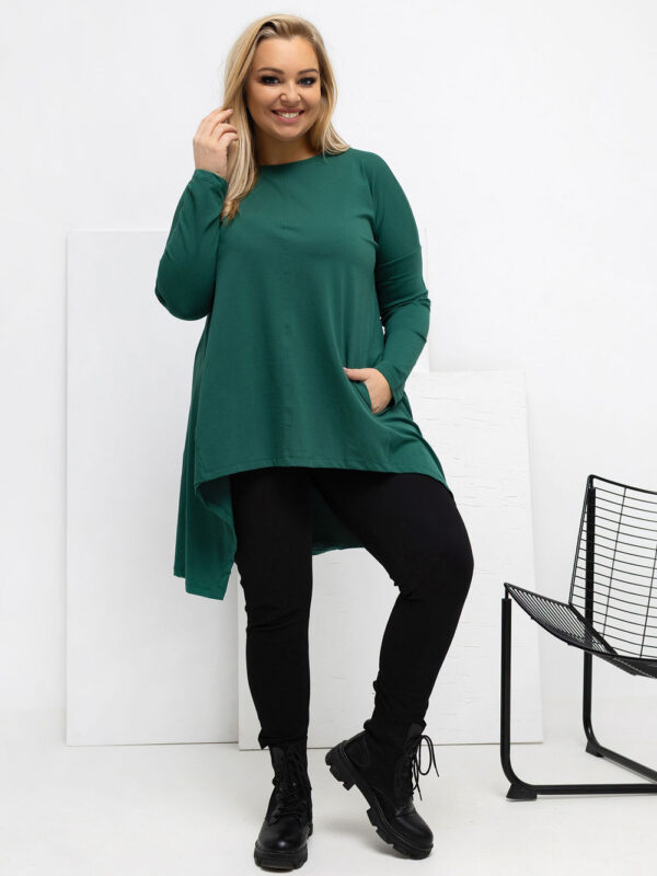 Bluzka Model RV-BZ-7054-1.06 Dark Green - Relevance