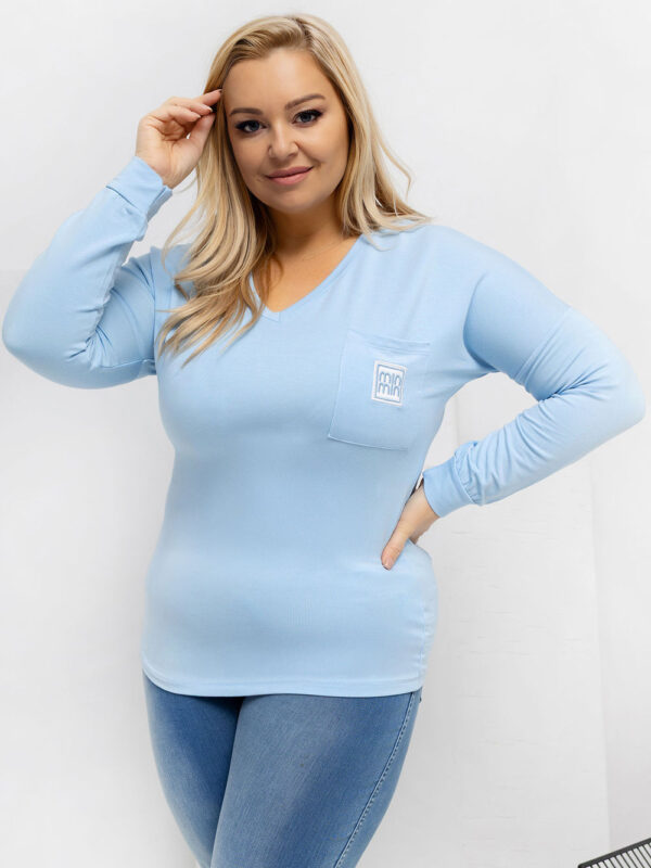 Bluzka Model RV-BZ-A-161.63 Light Blue - Relevance
