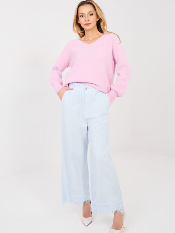 Spodnie Damskie Model IT-SP-FL9995.57 Light Blue - Rue Paris