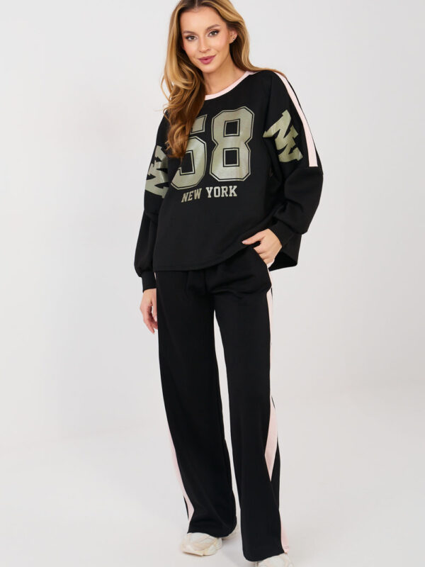 Spodnie Komplet Model IT-KMPL-22177.20P Black - Rue Paris