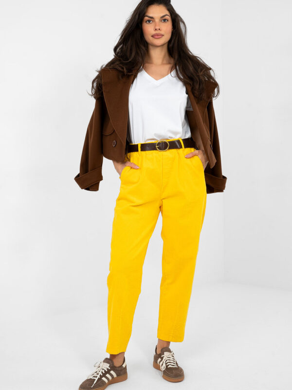 Spodnie Damskie Model IT-SP-FL9767-1.04 Yellow - Italy Moda