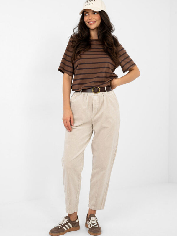 Spodnie Damskie Model IT-SP-FL9767-1.02 Beige - Italy Moda