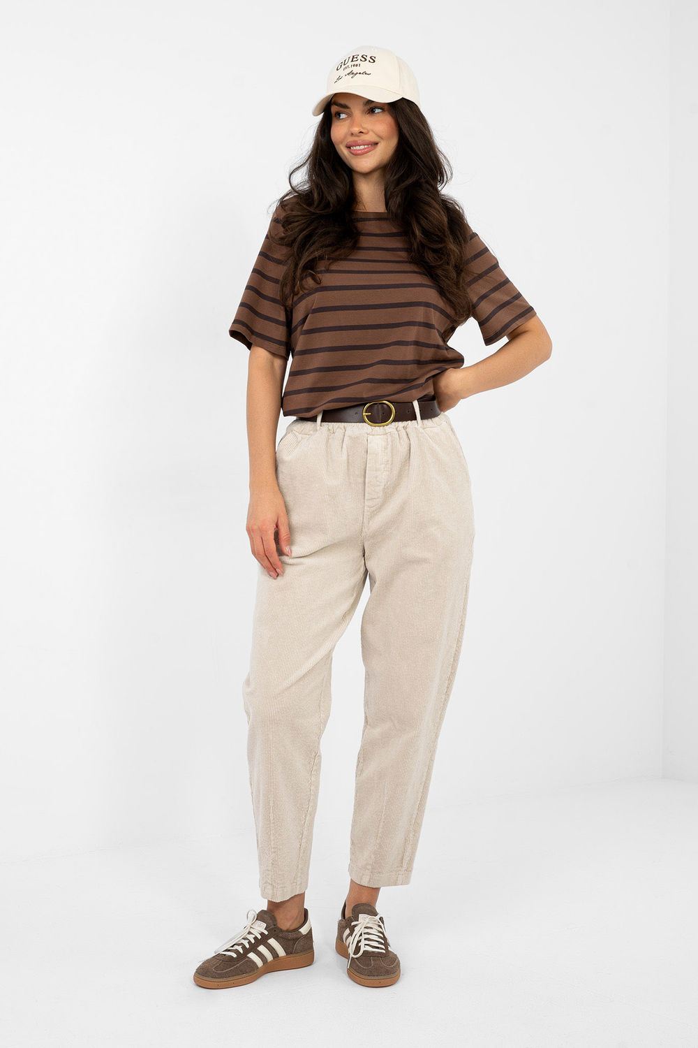 Spodnie Damskie Model IT-SP-FL9767-1.02 Beige - Italy Moda