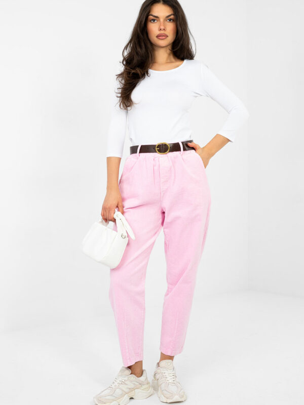 Spodnie Damskie Model IT-SP-FL9767-1.02 Light Pink - Italy Moda