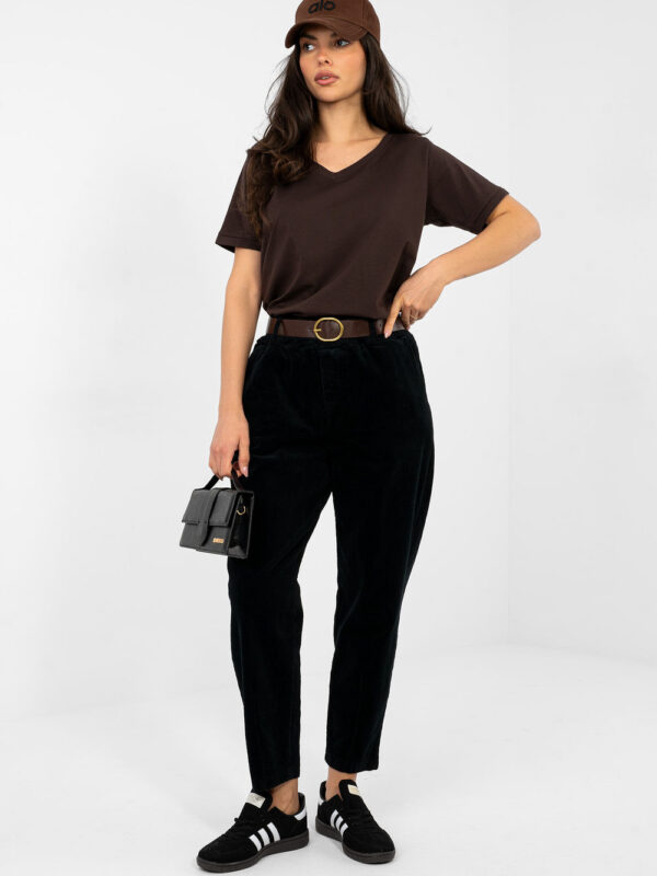 Spodnie Damskie Model IT-SP-FL9767-1.02 Black - Italy Moda