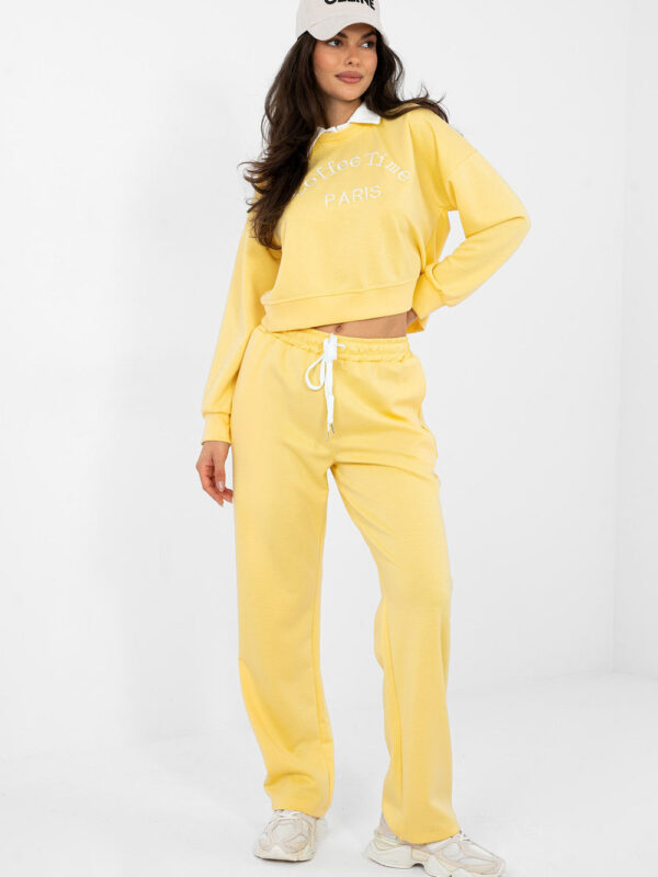 Spodnie Komplet Model IT-KMPL-22212.85 Yellow - Italy Moda